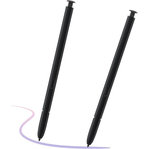 Lot de 2 stylets de rechange pour Samsung Galaxy S23 Ultra (EJ-PS918), S23 Ultra S Pen pour Galaxy S23 Ultra, sans Bluetooth, noirs