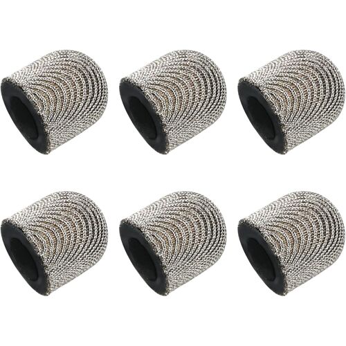 6pcs Stylet Stylo Conseils Conducteur Maille Fibre Capacitif Tactile Écran Stylos Astuce Universel Remplacement 6.5mm