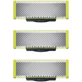 Pack de 3 lames de rasoirs pour tondeuse barbe homme, cheveux et intime ¿ Lames durables et précises pour un rasage parfait du visage, de la moustache et des contours