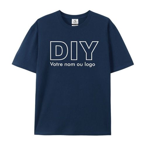 T-Shirt Homme 100% Coton Pour Fans De Football - Maillot Paris À Manches Courtes