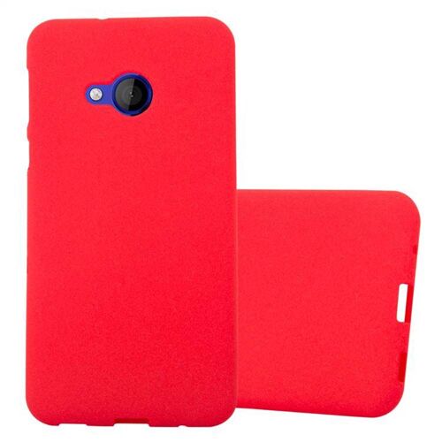 Cadorabo Housse compatible avec HTC U PLAY en FROST ROUGE - Étui de protection en silicone TPU flexible