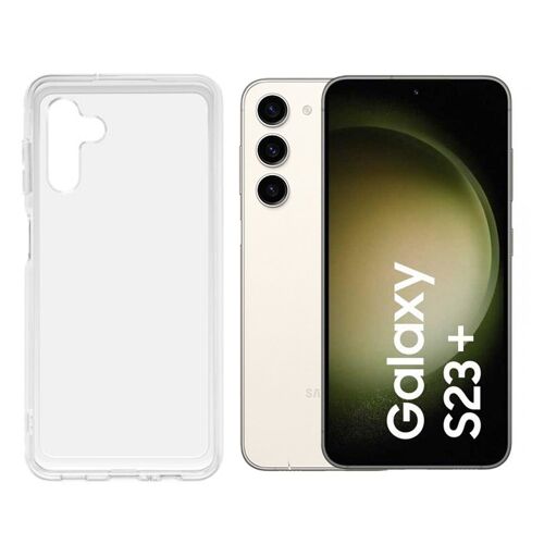 Visiodirect® Coque de protection souple silicone transparente pour Samsung Galaxy S23 Plus 5G SM-S916B 6.6"