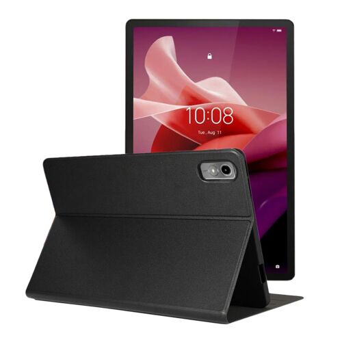 Etui En Simili Cuir Pour Lenovo Tab P12 12.7" - Noir - Visiodirect -
