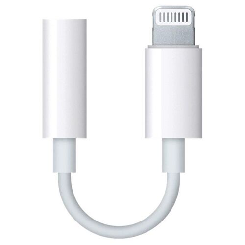 Adaptateur câble Type lightning vers prise jack 3.5mm audio écouteur Blanc pour iPhone 14 Plus -Visiodirect -