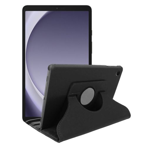 Coque Rotatif En Simili Cuir Pour Samsung Galaxy Tab A9 8.7" Sm-X110 Sm-X115 - Noir - Visiodirect -