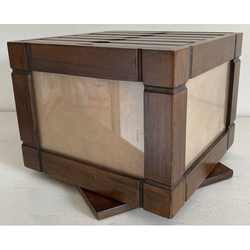 Boite En Bois Range-Photos Pivotante