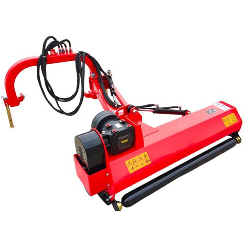 Broyeur d'accotement latéral avec déport hydraulique 125 cm - Inclinable à la verticale - Cardan et attelage trois points - Série moyenne Torros KPV125
