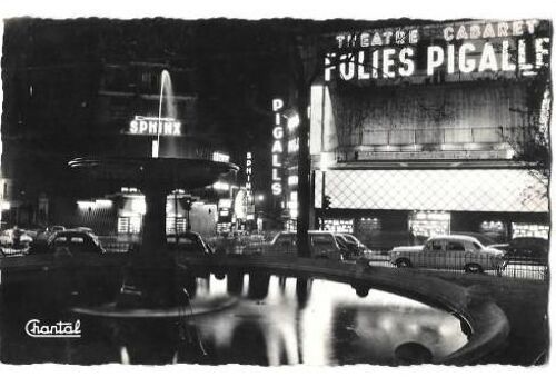 Paris Place Pigalle La Nuit