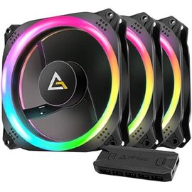 Antec C120 Ventole PC 120mm ARGB 1500RPM Nero Set 3 Pezzi
