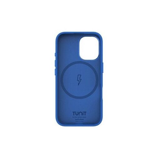 Tunit Custodia Silicone Blu Per Iphone 16 Resistente Urti E Graffi Magsafe