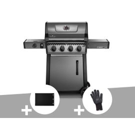 Barbecue à gaz Freestyle F425SIB - 4 bûleurs + Sizzle Zone + Plancha + Gant anti-chaleur - Napoleon
