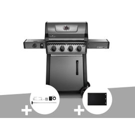 Barbecue à gaz Freestyle F425SIB - 4 brîleurs + Sizzle Zone + Kit rôtissoire + Plancha - Napoleon