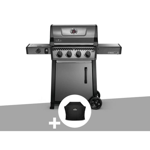 Barbecue à gaz Napoleon Freestyle F425SIB - 4 brûleurs + Sizzle Zone + Housse de protection