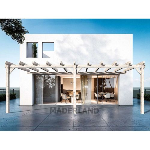 Pergola Adossée En Lamellé-Collée Avignon 700 X 400 Cm - Mardeland