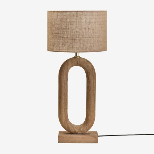 Lampe De Table En Bois De Manguier De Tibériade Bois De Mangue