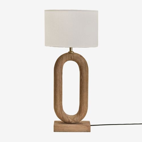 Lampe De Table En Bois De Manguier De Tibériade Bois De Mangue