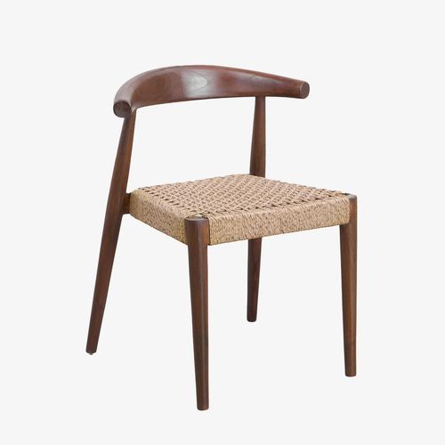 Pack De 2 Chaises De Salle À Manger Celle En Bois De Teck Bois Foncé