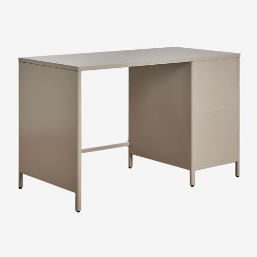 Bureau En Acier Avec Tiroirs Michigan Moka Brown