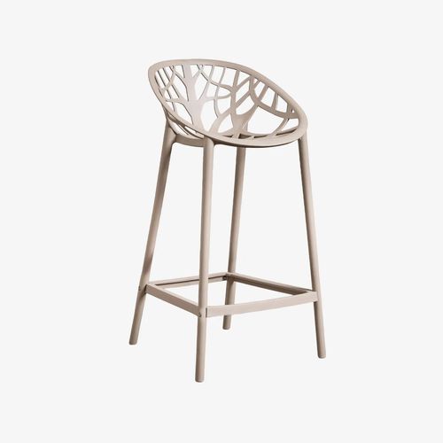 Tabouret De Jardin Haut En Polypropylène Ores Moka Brown ¿65 Cm