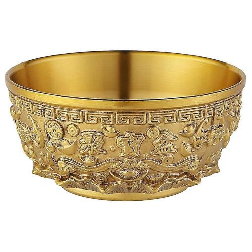 Bol de fortune en laiton décoratif en laiton Fortune bassin Maison Table parure bol en laiton Decor