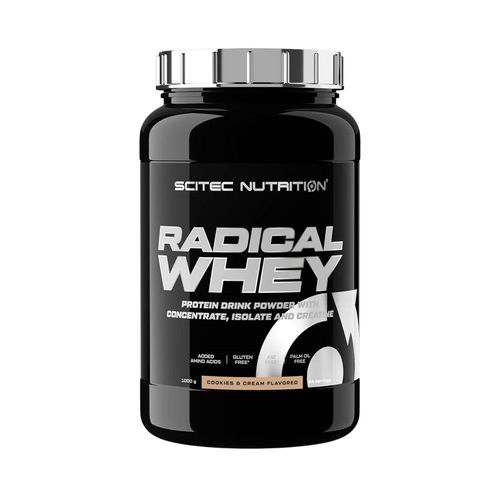 Radical Whey (1kg)|Cookies Et Cream| Whey Protéine|Scitec Nutrition 