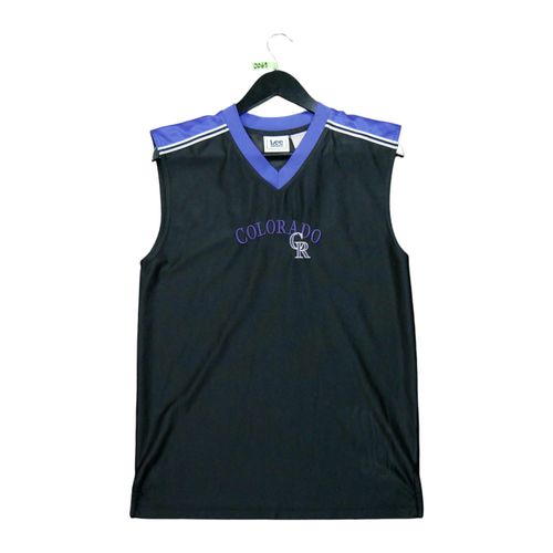 Reconditionné - Maillot Lee Sport Colorado Rockies Mlb - Taille S - Homme - Noir