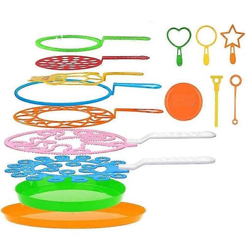 15pcs Big Wand Kit Pour Les Enfants Bubble Making Toy Colorful Bubble Pour L'activité De Plein Air Et La Fête