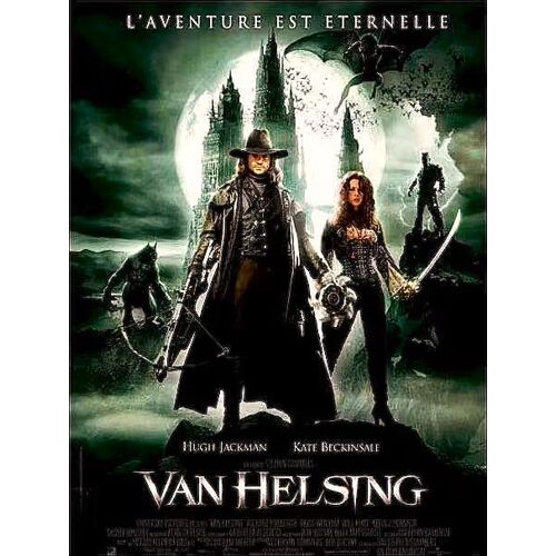 Van Helsing - Affiche Cinema Originale Pliée En 2 - 40 X 54 - De Stephen Sommers - 2004 - Hugh Jackman - Kate Beckinsale
