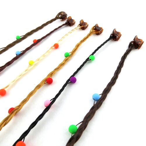 Promotion ! Set De 6 Mèches 'cheveux' Marron