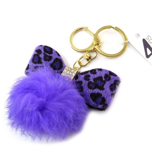 Promotion ! Porte-Clés Créateur 'noeud Romantique' Violet