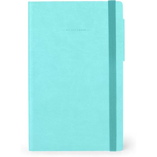 Rhaul-- Carnet De Notes En Papier Blanc My Notebook, Aquatic Awe, Large, Papier Certifié Fsc, 192 Pages, Couverture Souple, Fermeture Élastique, 17 X 24 Cm