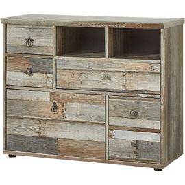 Bonanza ¿¿Tag¿¿Re Murale Vintage, Aspect Bois D¿¿Riv¿¿ ¿C ¿¿Tag¿¿Re Murale R¿¿Tro Expressive Et Polyvalente ¿C 130 X 20 X 22 Cm (L X H X P)