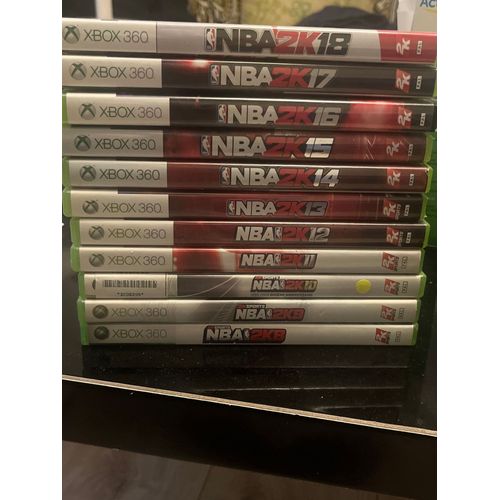 Lot Nba 2k8-2k18 Xbox 360