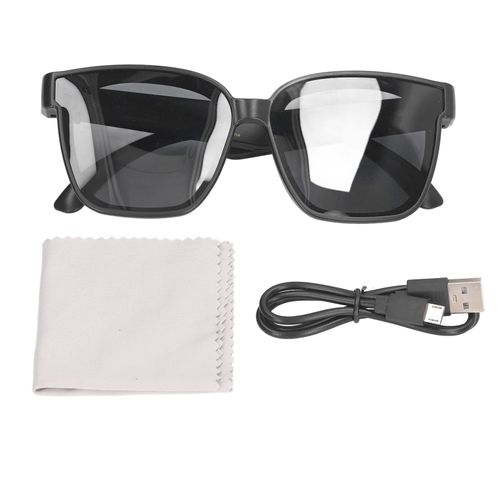 Lunettes Intelligentes Audio Bluetooth Lunettes De Soleil Bluetooth Sans Fil Intelligentes Oreille Ouverte Musique Appel Mains Libres Lunettes De Soleil PolariséEs Pour Hommes Femmes A3 Square