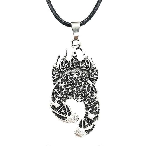Patte D'ours Slave Dieu Veles Symbole Amulette Talisman Viking Pendentif Mâle Bijoux Collier