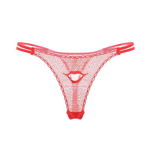 Femmes S Dentelle String Sous-Vêtements Taille Basse Sans Couture Dames G-String Sexy Évider Mince Sangle T-Back Culotte