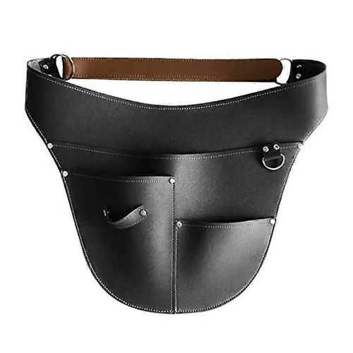Multifonctionnel imitation cuir outils de jardin étui de ceinture Pochette de taille réglable Sac de tablier de travail de jardinage étanche