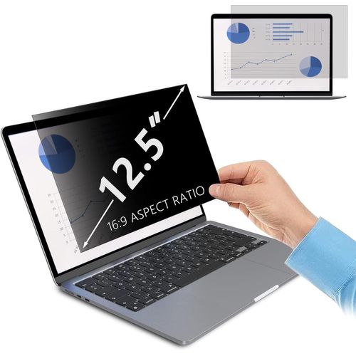 Filtre De Confidentialité Premium, Film Protection Anti Regard Pour Écran D'Ordinateur & Moniteur (12.5"" Pouces), Filtre Confidentialité Pour Écran D'Ordinateur Portable 12.5 Pouces