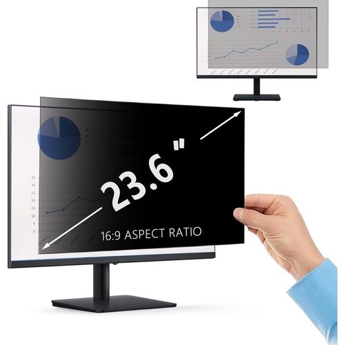 Filtre De Confidentialité Pour Moniteur Widescreen Computer Desktop¿ Film Protection Anti Regard Pour Écran D`Ordinateur & Moniteur- (236" Pouces - 16:9)[ZHUJ0322]