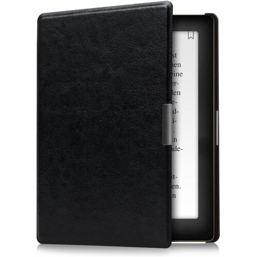 Étui Compatible Avec Kobo Aura Edition 1 Coque - Étui À Rabat Magnétique Tablette Ereader Similicuir - Noir