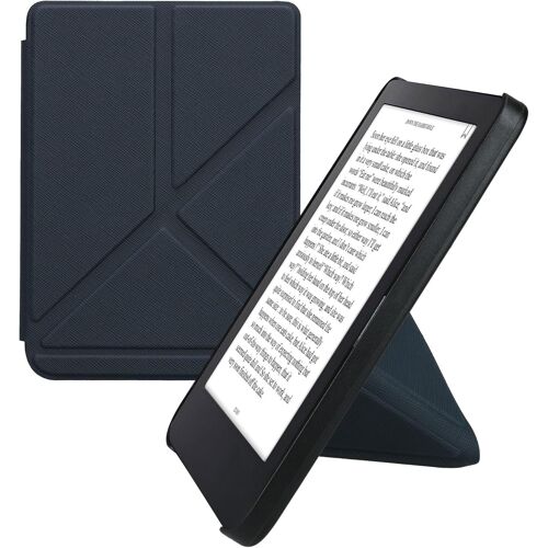 Étui Compatible Avec Kobo Clara 2e Coque-Étui À Rabat Magnétique Tablette Ereader Similicuir-Bleu Foncé