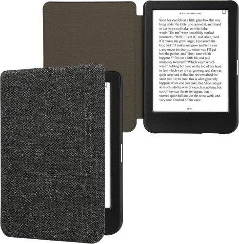 Coque Liseuse Compatible Avec Kobo Clara Bw/Colour-Coque Avec Rabat Magnétique En Tissu Textile Pour Liseuse Électronique.[K70]