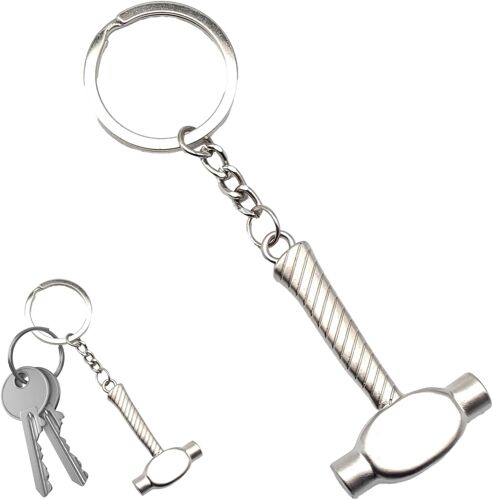 KAL-Porte-Clés De Poche Outils De Travail D'Artisan, Serrurier, Menuisier, Avec Anneau Porte-Clés, Accessoire Pour Homme Et Femme, Idée Cadeau