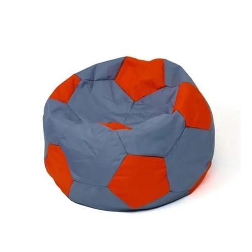 Sac Pouf - Go Gift - Soccer Sako - Gris-Rouge - Xxl 140 Cm - Intérieur