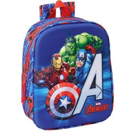 Sac à dos Avengers Marvel 3D 27 CM Maternelle