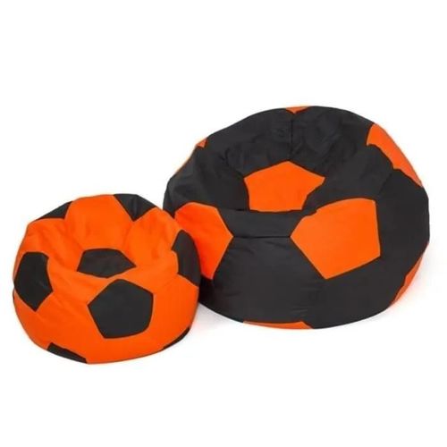 Go Gift Sako Sac Pouf Ball Noir-Orange Xxl 140 Cm - 5905359298540