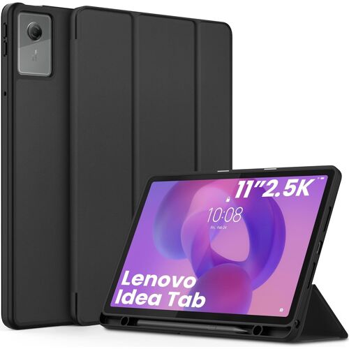 KALANKA-Coque pour Tablette Lenovo Idea Tab 11 Pouces 2025, Étui de Protection Fin avec Support pour TB-336ZU TB-336FU, Noir