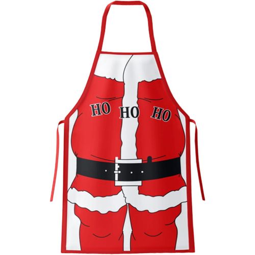 KJAKL-Tablier De Noël Rouge Dessin Animé - Barbecue Cuisine Réglable Neutre Fête