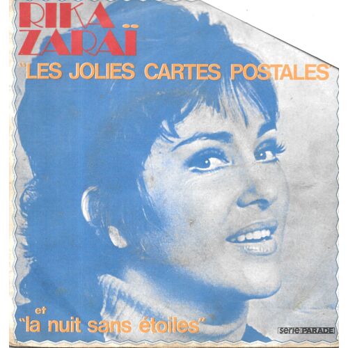Rika Zaraï : Les Jolies Cartes Postales / La Nuit Sans Etoiles [Vinyle 45 Tours 7"] 1971