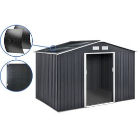 Abri De Jardin Métal - 'vegas' - 7.06 M² Avec Panneaux Solaires